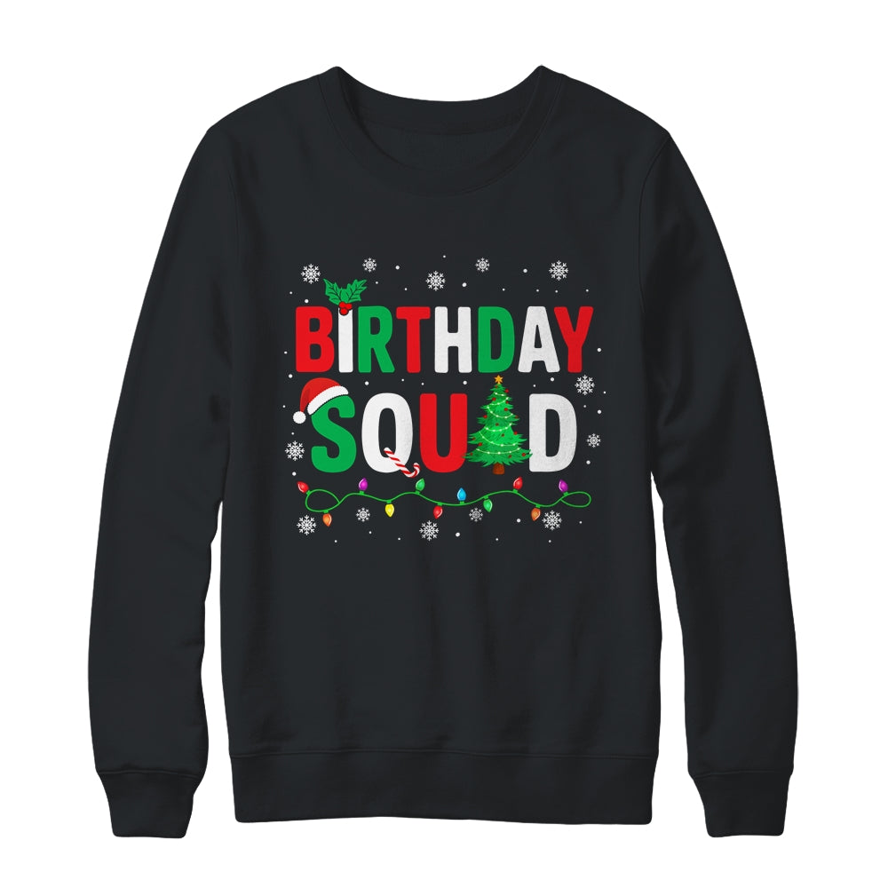 Birthday Squad Christmas Theme Family Matching Xmas Kids Shirt & Sweatshirt | teecentury