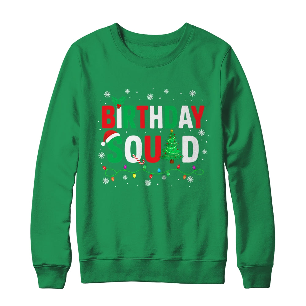 Birthday Squad Christmas Theme Family Matching Xmas Kids Shirt & Sweatshirt | teecentury
