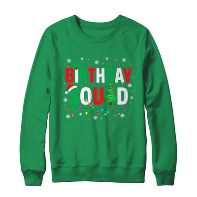 Birthday Squad Christmas Theme Family Matching Xmas Kids Shirt & Sweatshirt | teecentury