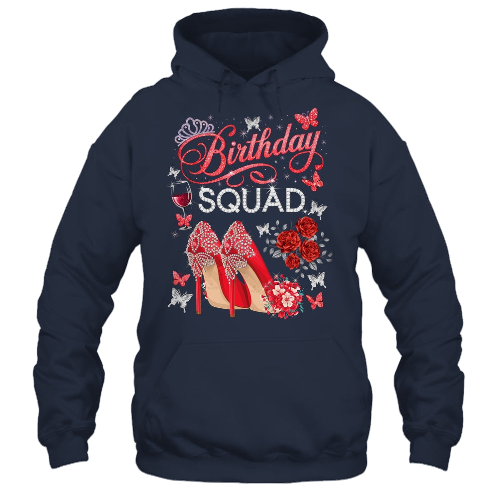 Birthday Squad Diva Squad Crown Hearts High Heel Women Shirt & Tank Top | teecentury