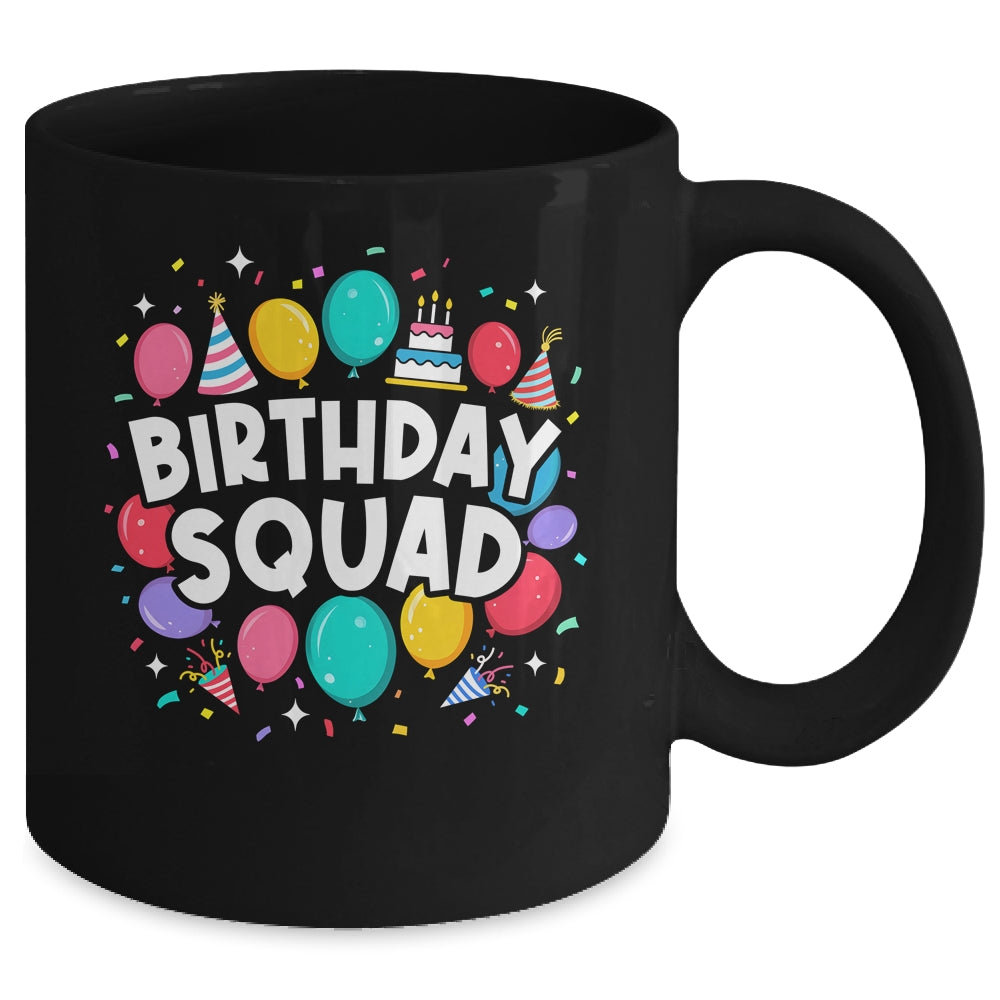 Birthday Squad Matching Family Birthday Crew Party Ideas Mug | teecentury