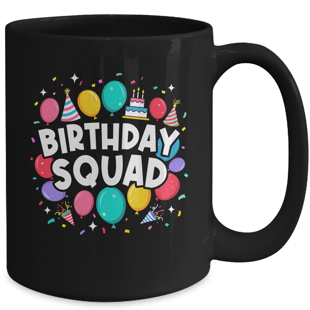 Birthday Squad Matching Family Birthday Crew Party Ideas Mug | teecentury