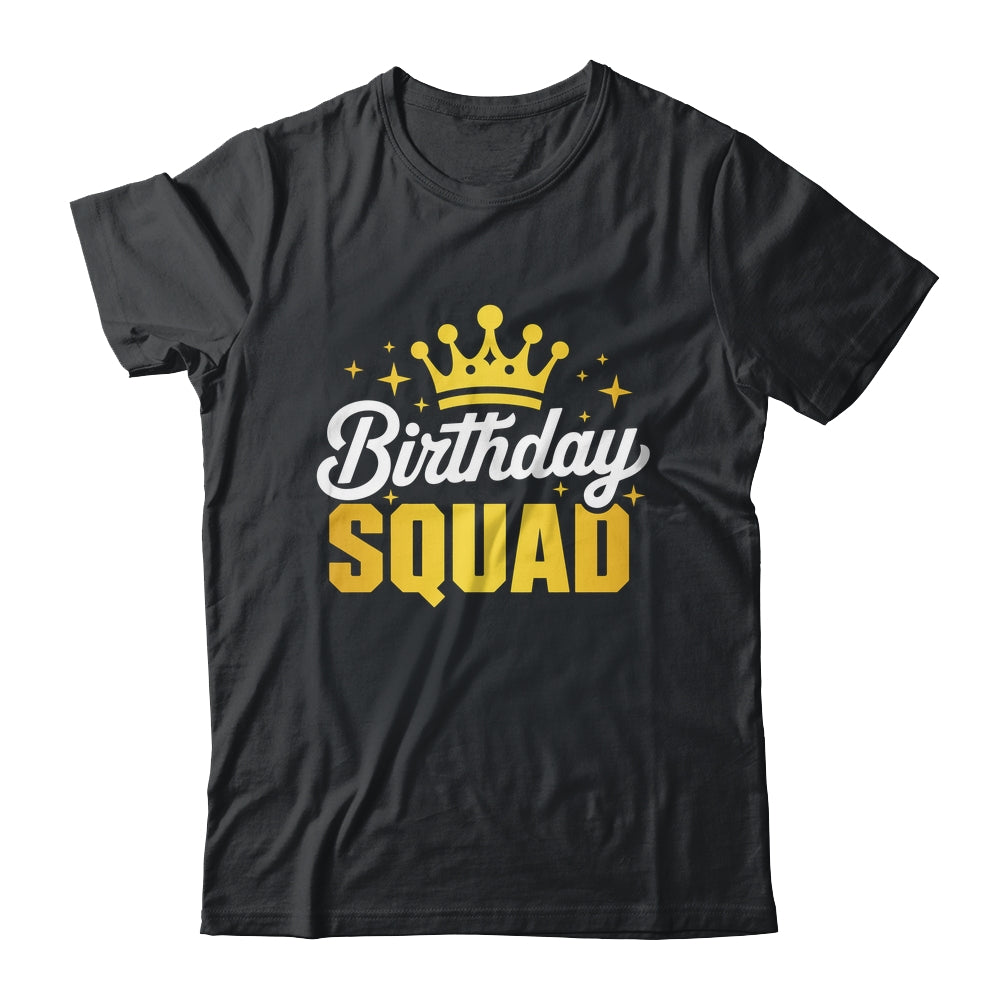 Birthday Squad Men Women Kids Funny Family Birth Team Shirt & Tank Top | teecentury