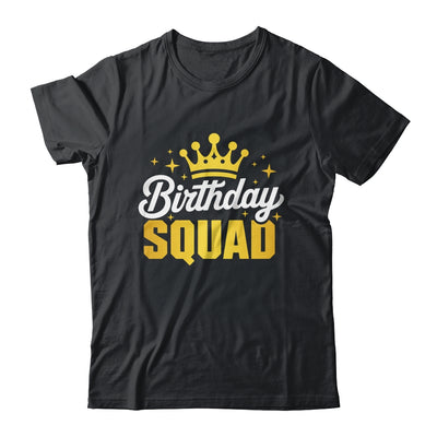 Birthday Squad Men Women Kids Funny Family Birth Team Shirt & Tank Top | teecentury