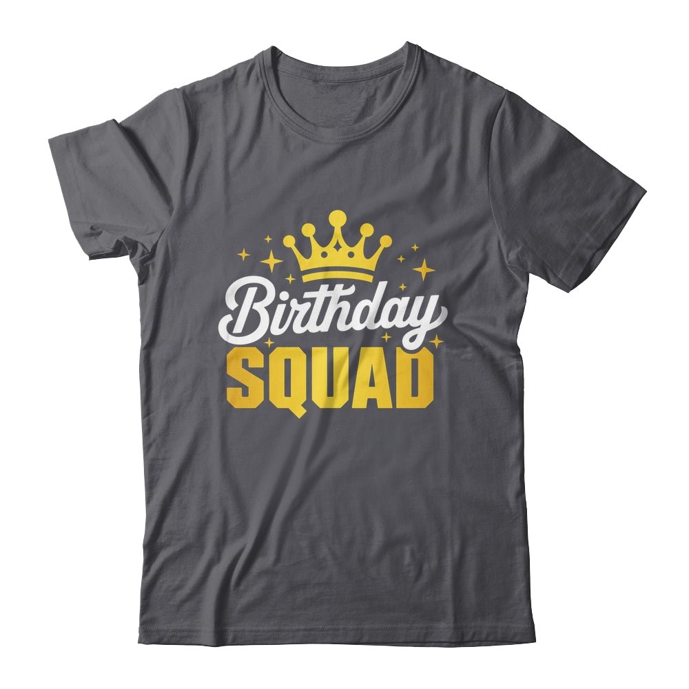 Birthday Squad Men Women Kids Funny Family Birth Team Shirt & Tank Top | teecentury