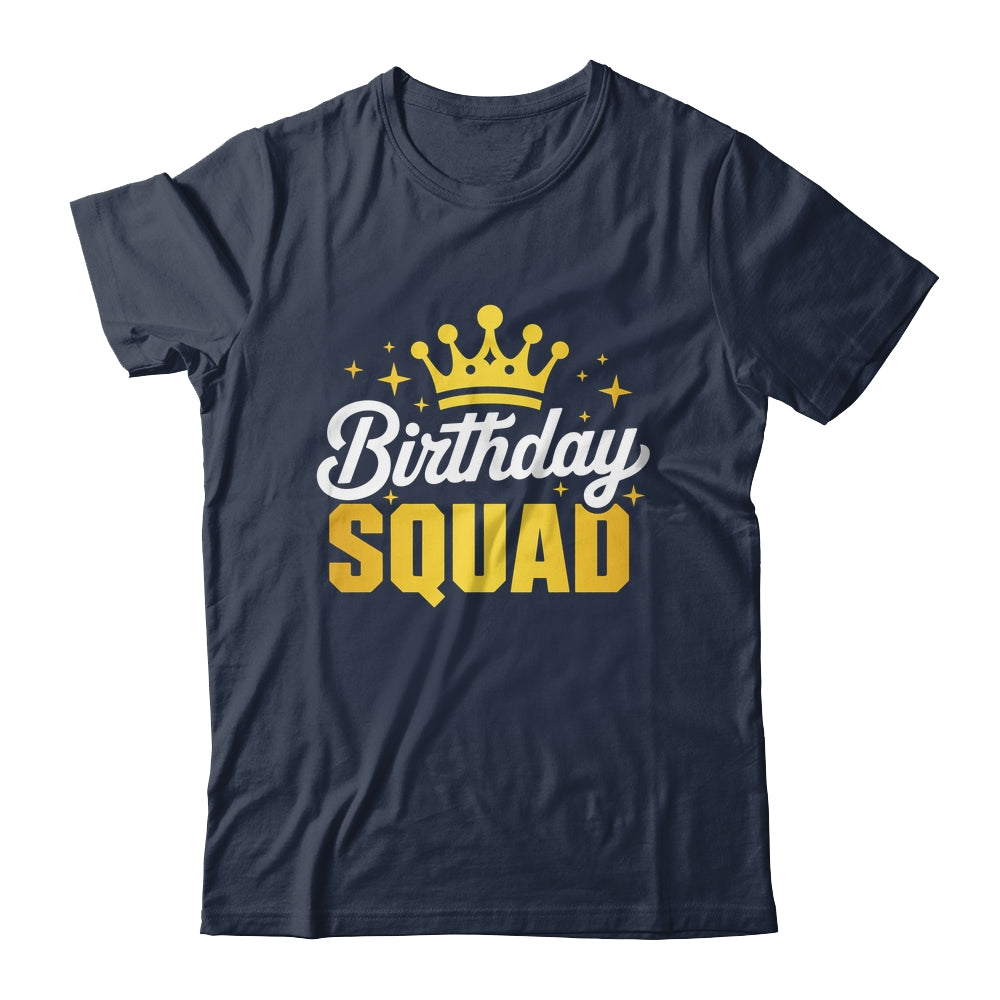 Birthday Squad Men Women Kids Funny Family Birth Team Shirt & Tank Top | teecentury