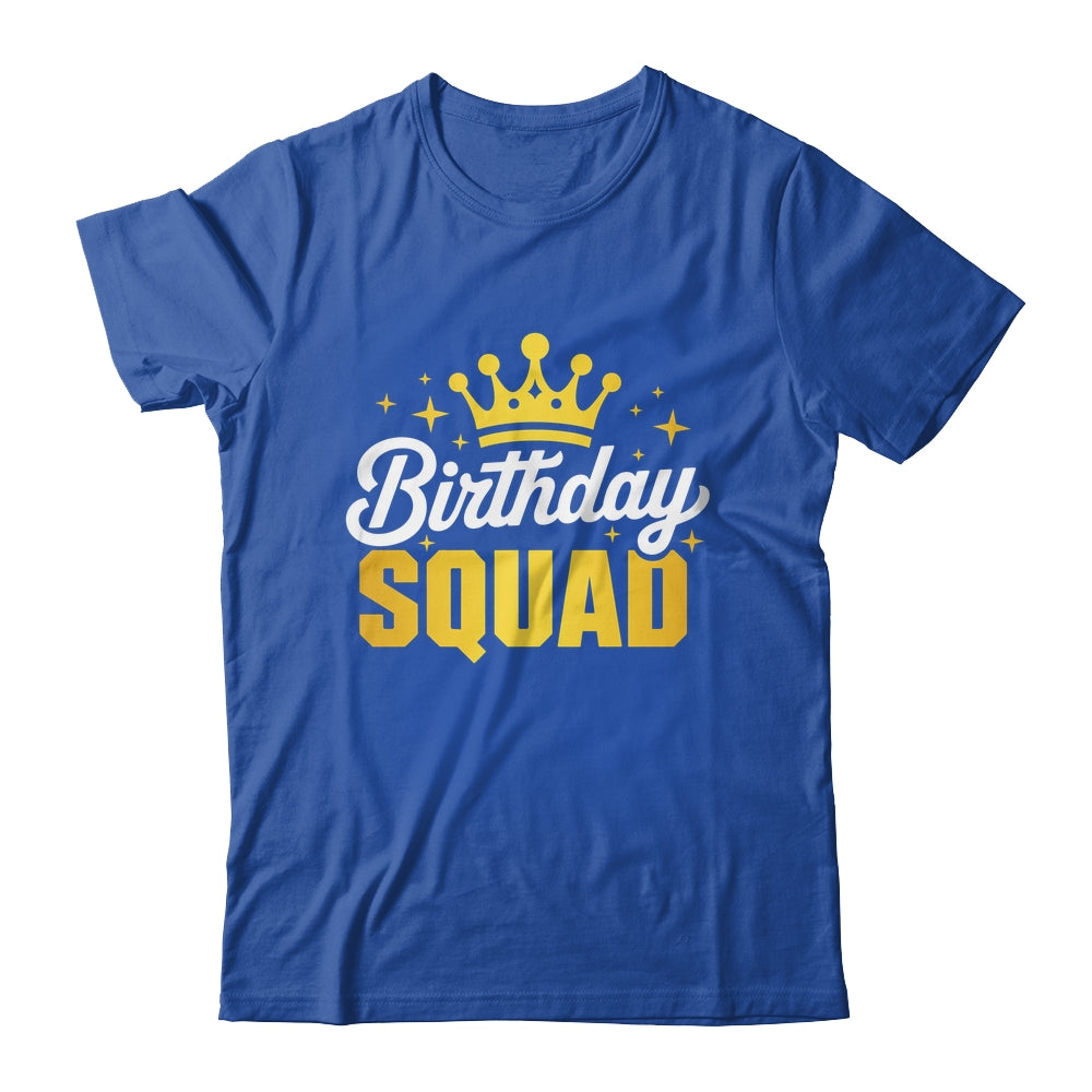 Birthday Squad Men Women Kids Funny Family Birth Team Shirt & Tank Top | teecentury