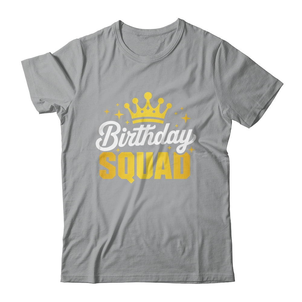 Birthday Squad Men Women Kids Funny Family Birth Team Shirt & Tank Top | teecentury