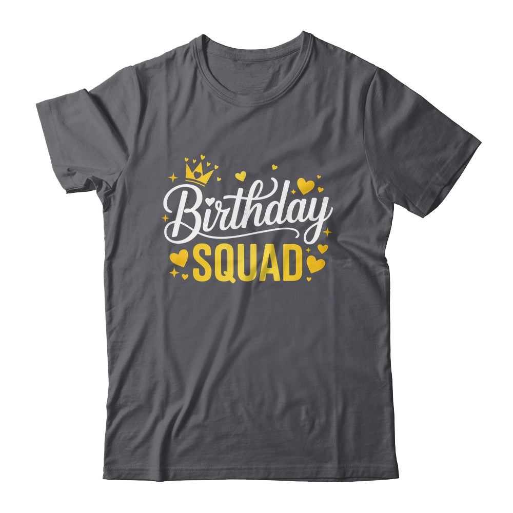 Birthday Squad Party Matching Family Funny Birth Team Shirt & Tank Top | teecentury