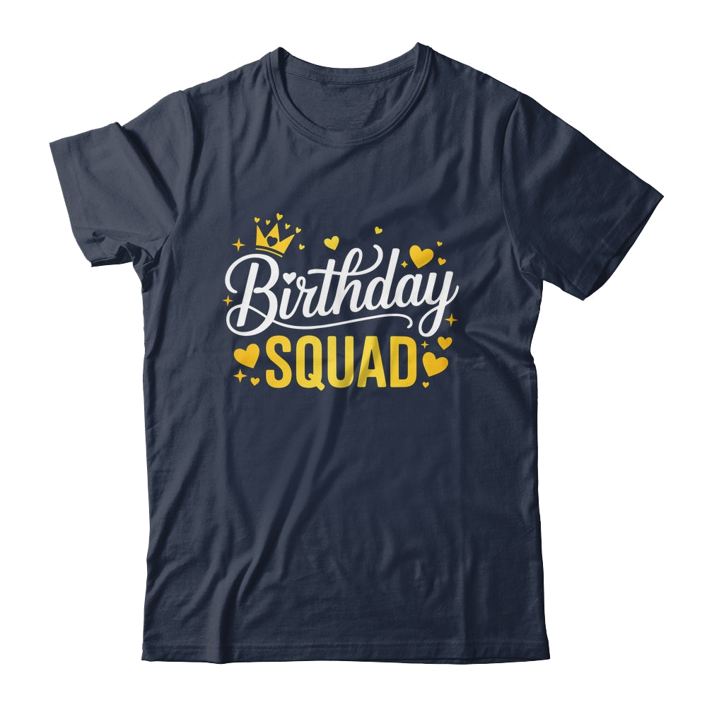 Birthday Squad Party Matching Family Funny Birth Team Shirt & Tank Top | teecentury