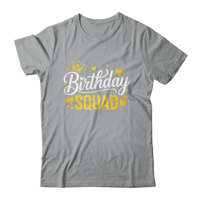 Birthday Squad Party Matching Family Funny Birth Team Shirt & Tank Top | teecentury