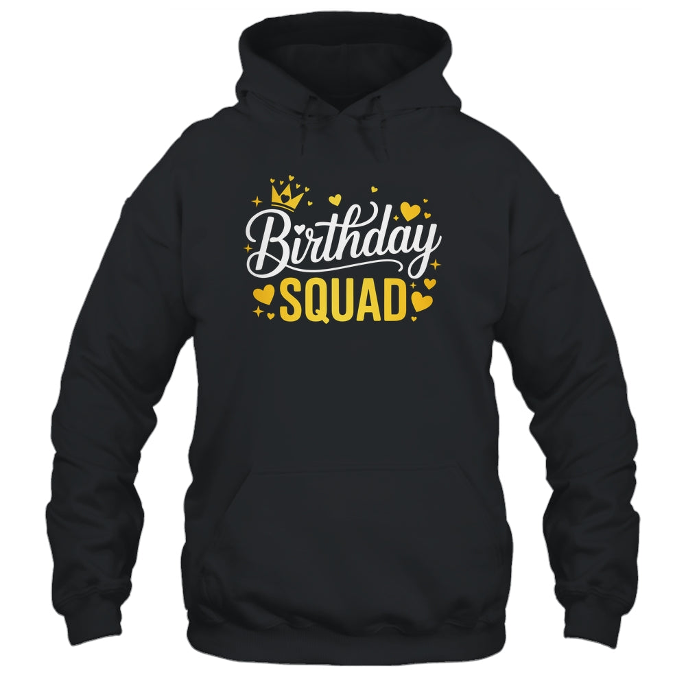 Birthday Squad Party Matching Family Funny Birth Team Shirt & Tank Top | teecentury