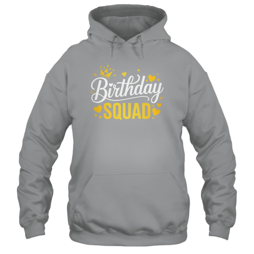 Birthday Squad Party Matching Family Funny Birth Team Shirt & Tank Top | teecentury