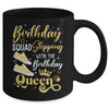 Birthday Squad Shoes Stepping With The Birthday Queen Party Mug | teecentury