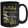 Birthday Squad Shoes Stepping With The Birthday Queen Party Mug | teecentury