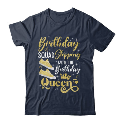 Birthday Squad Shoes Stepping With The Birthday Queen Party Shirt & Tank Top | teecentury