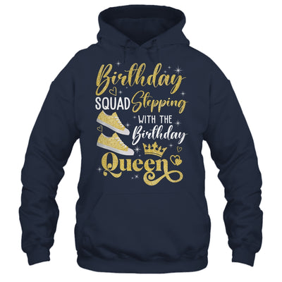 Birthday Squad Shoes Stepping With The Birthday Queen Party Shirt & Tank Top | teecentury