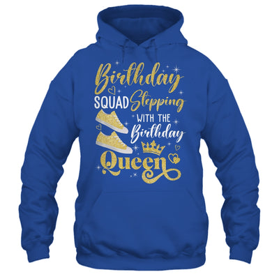 Birthday Squad Shoes Stepping With The Birthday Queen Party Shirt & Tank Top | teecentury