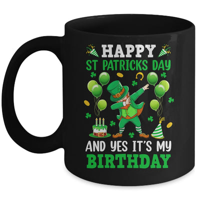 Birthday St Patrick's Day Boys Dabbing Leprechaun Boys Kids Mug | teecentury