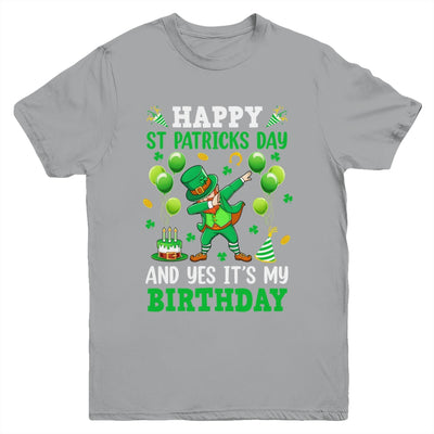 Birthday St Patrick's Day Boys Dabbing Leprechaun Boys Kids Youth Shirt | teecentury