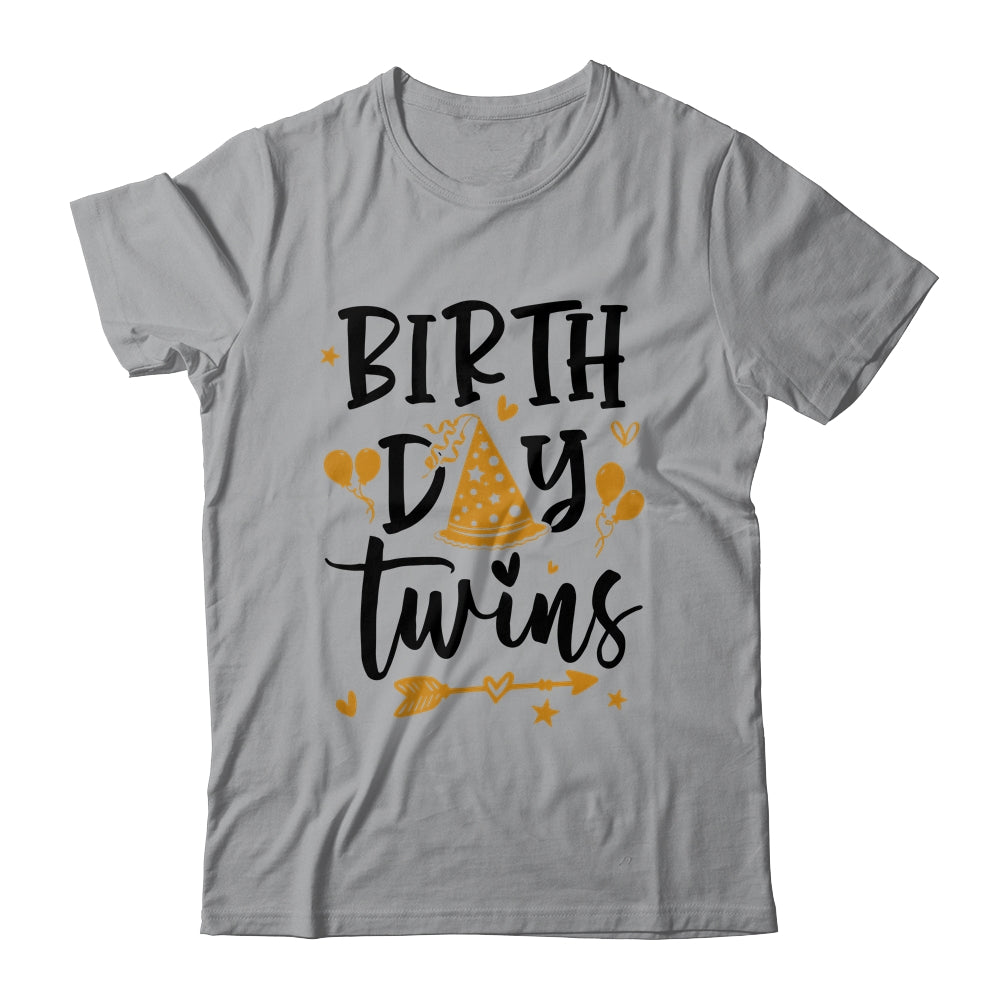 Birthday Twins Celebrate Cute Twin Matching Birthday Shirt & Tank Top | teecentury