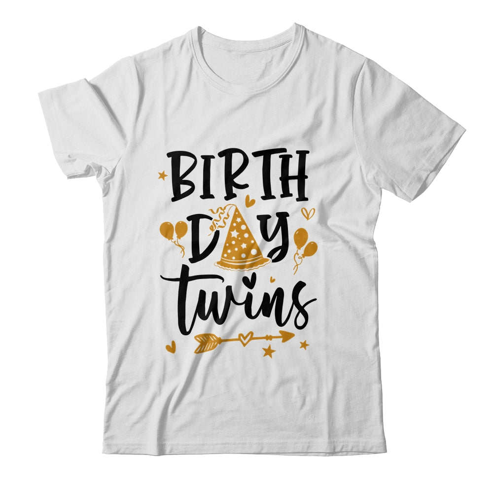 Birthday Twins Celebrate Cute Twin Matching Birthday Shirt & Tank Top | teecentury