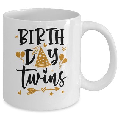 Birthday Twins Celebrate Cute Twin Matching Birthday Mug | teecentury