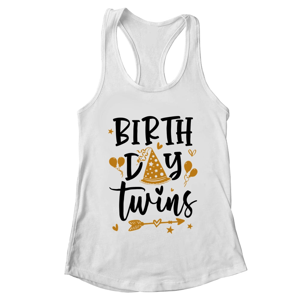 Birthday Twins Celebrate Cute Twin Matching Birthday Shirt & Tank Top | teecentury