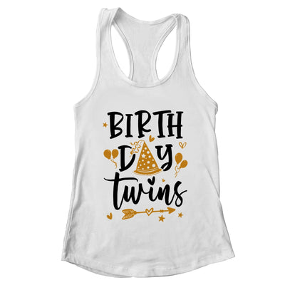 Birthday Twins Celebrate Cute Twin Matching Birthday Shirt & Tank Top | teecentury