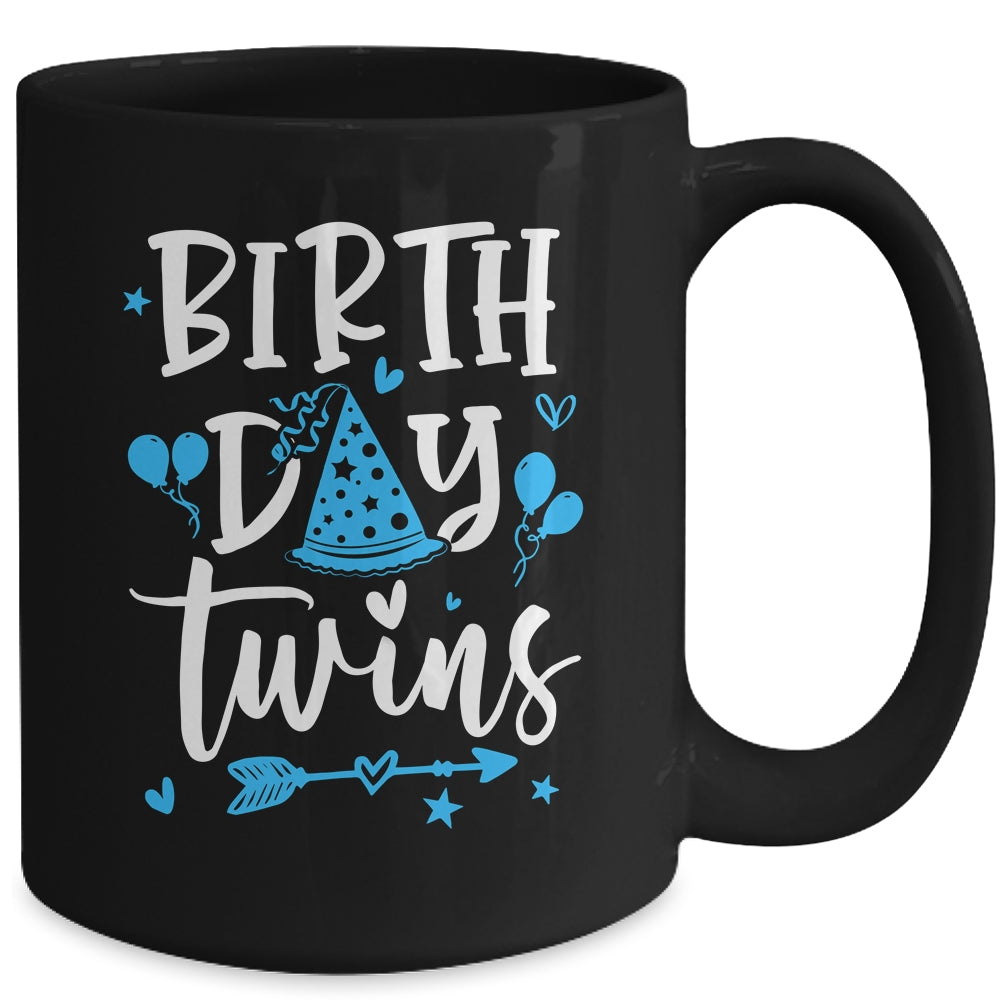 Birthday Twins Celebrate Cute Twins Matching Funny Mug | teecentury