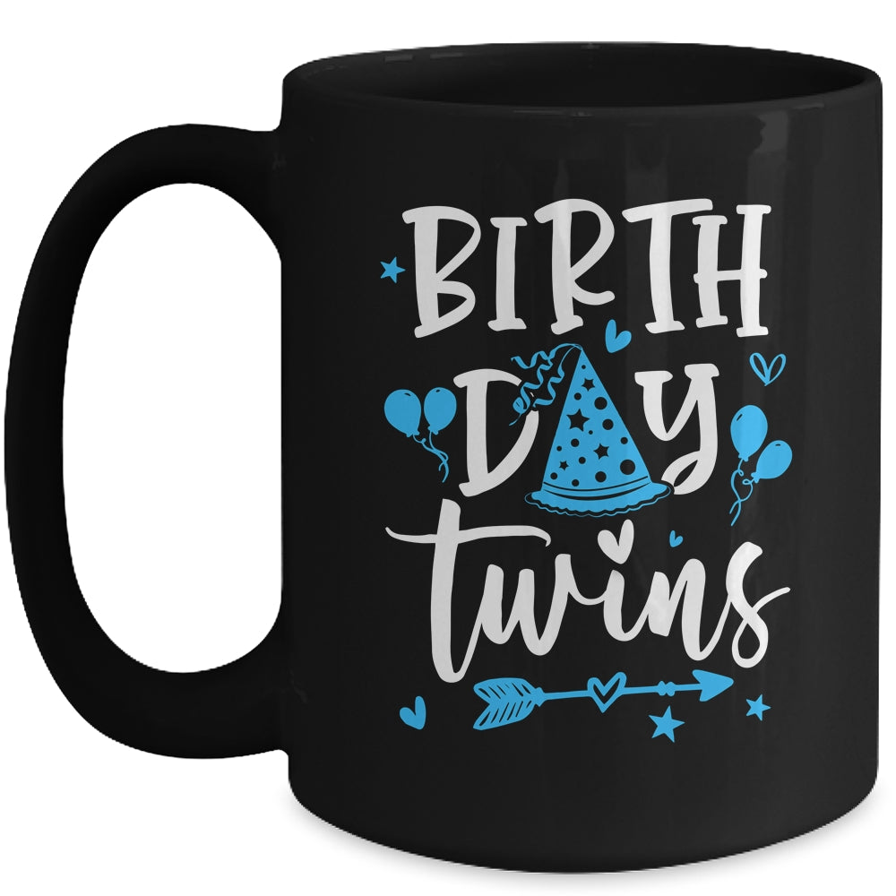 Birthday Twins Celebrate Cute Twins Matching Funny Mug | teecentury