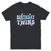 Birthday Twins Retro Matching Twin Birthday Girls Kids Youth Shirt | teecentury