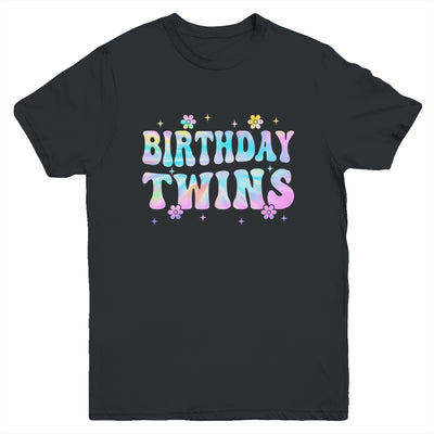 Birthday Twins Retro Matching Twin Birthday Girls Kids Youth Shirt | teecentury