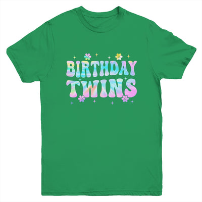 Birthday Twins Retro Matching Twin Birthday Girls Kids Youth Shirt | teecentury