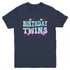 Birthday Twins Retro Matching Twin Birthday Girls Kids Youth Shirt | teecentury