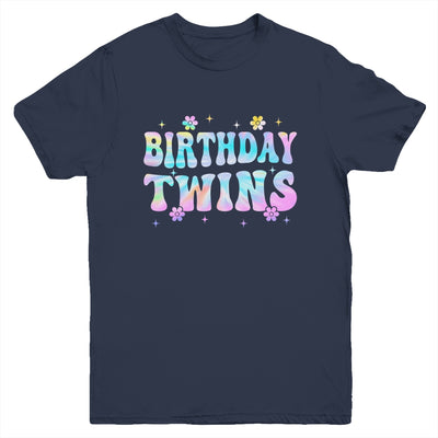 Birthday Twins Retro Matching Twin Birthday Girls Kids Youth Shirt | teecentury