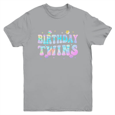 Birthday Twins Retro Matching Twin Birthday Girls Kids Youth Shirt | teecentury