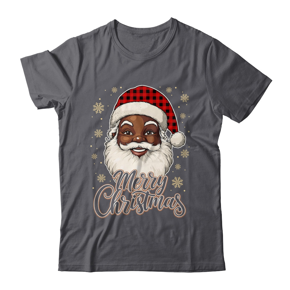 Black African American Christmas Santa Claus Afro Santa Men Shirt & Sweatshirt | teecentury