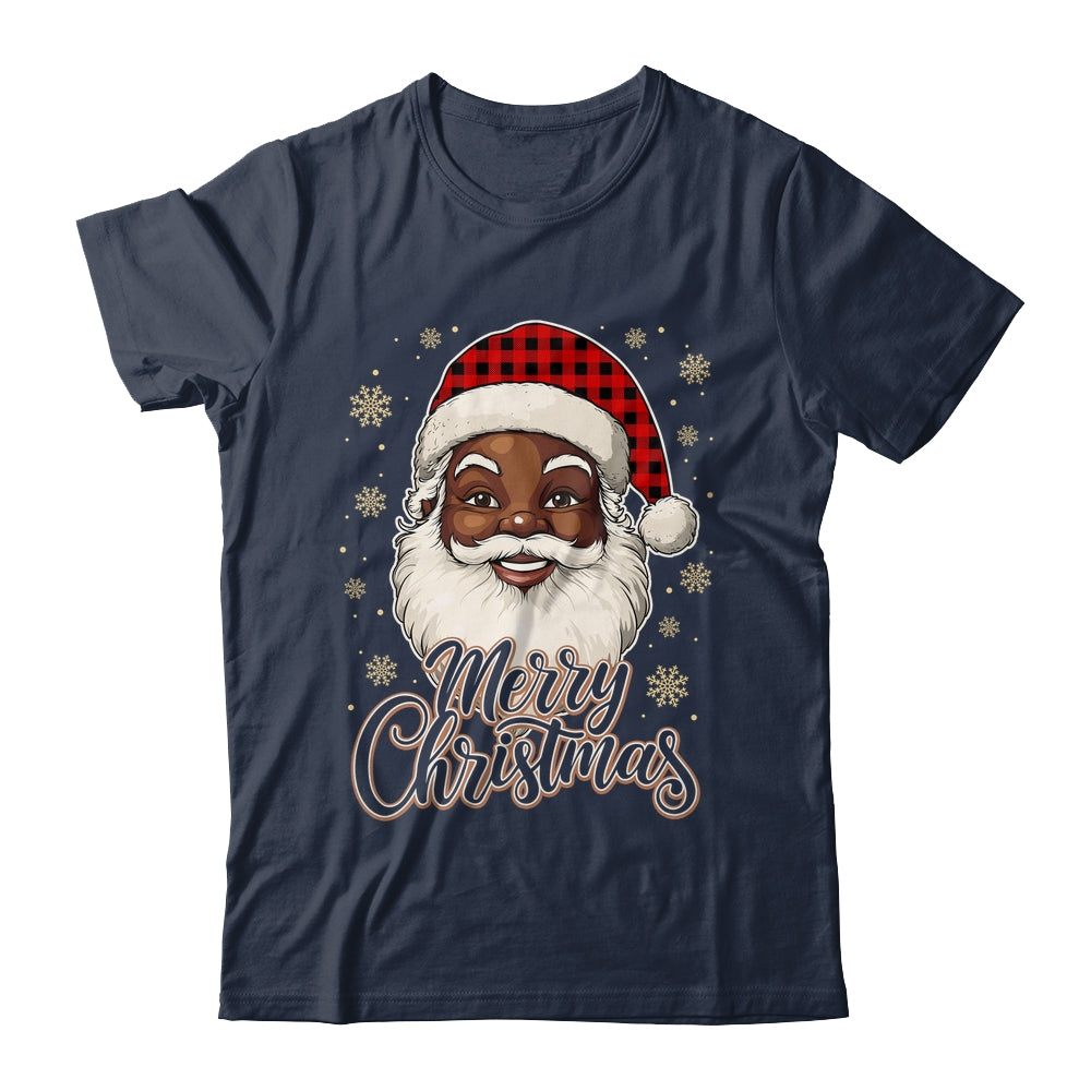 Black African American Christmas Santa Claus Afro Santa Men Shirt & Sweatshirt | teecentury