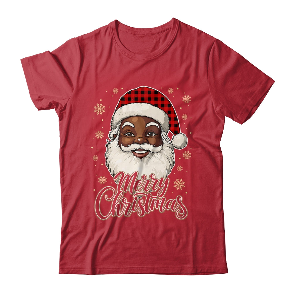 Black African American Christmas Santa Claus Afro Santa Men Shirt & Sweatshirt | teecentury