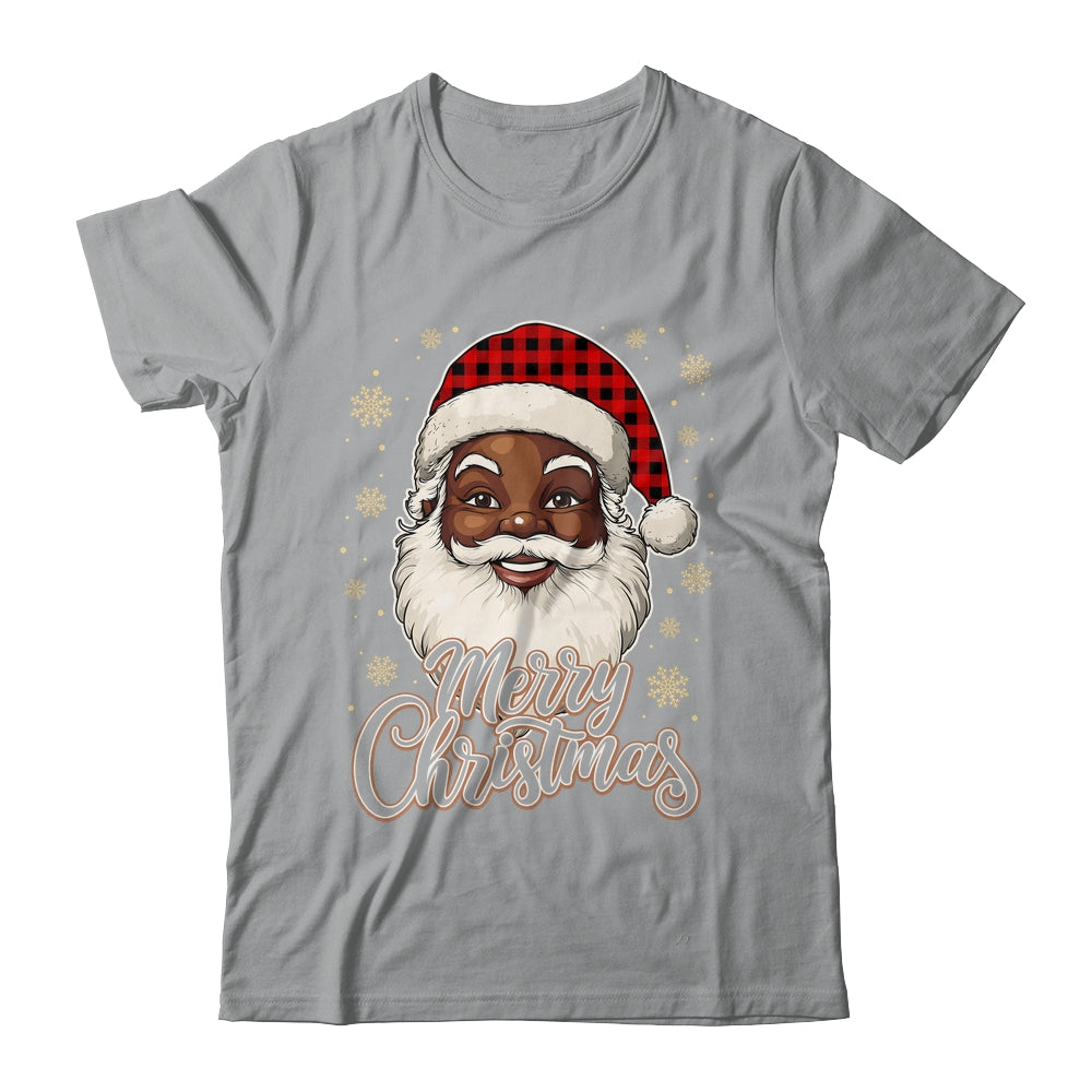 Black African American Christmas Santa Claus Afro Santa Men Shirt & Sweatshirt | teecentury