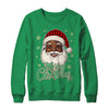 Black African American Christmas Santa Claus Afro Santa Men Shirt & Sweatshirt | teecentury