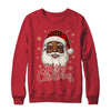 Black African American Christmas Santa Claus Afro Santa Men Shirt & Sweatshirt | teecentury