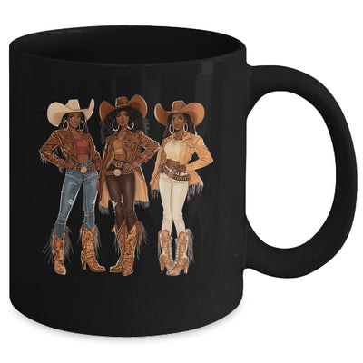 Black African American Cowgirl Western Country Texas Rodeo Mug | teecentury