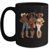 Black African American Cowgirl Western Country Texas Rodeo Mug | teecentury