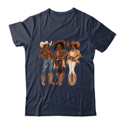 Black African American Cowgirl Western Country Texas Rodeo Shirt & Tank Top | teecentury