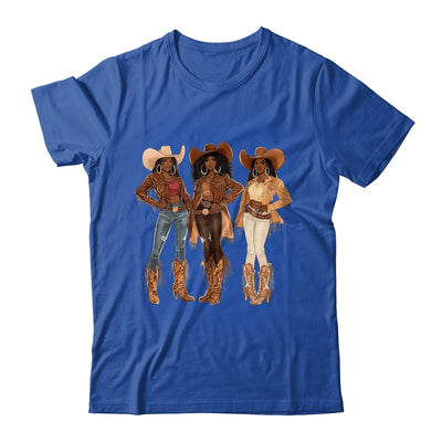 Black African American Cowgirl Western Country Texas Rodeo Shirt & Tank Top | teecentury