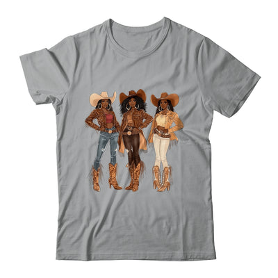 Black African American Cowgirl Western Country Texas Rodeo Shirt & Tank Top | teecentury