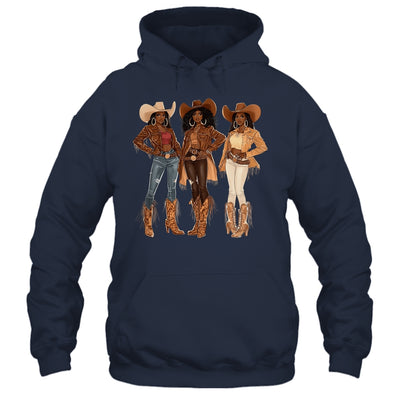 Black African American Cowgirl Western Country Texas Rodeo Shirt & Tank Top | teecentury
