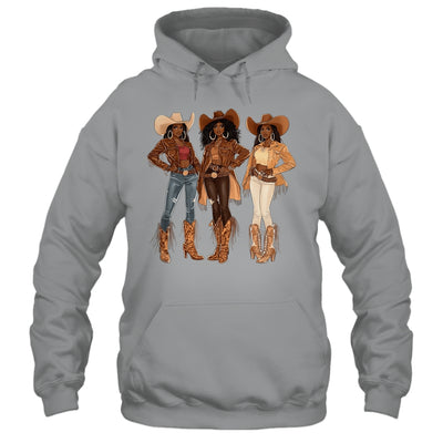 Black African American Cowgirl Western Country Texas Rodeo Shirt & Tank Top | teecentury